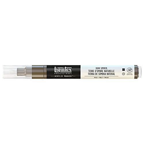 Liquitex Rotulador de Pintura acrílica, Punta Fina, Tierra de Sombra...