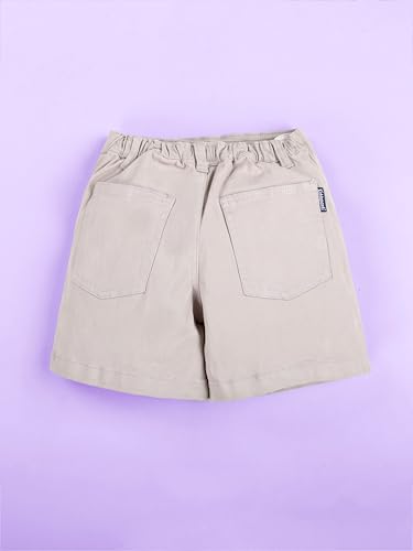 Image of KiddoPanti Girls Denim Over Lap Shorts