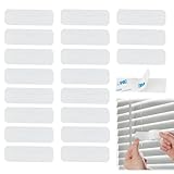 NICENEEDED 20 Stück Reparaturlaschen Für Horizontale Jalousien Weiße Jalousiehalter Für Horizontaljalousien