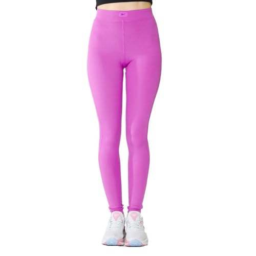 Mallas Reebok con estribo para mujer de tejido acanalado