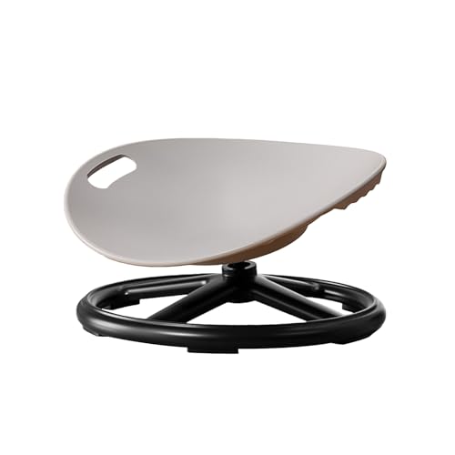 Silla de equilibrio giratoria para niños, asiento giratorio sensorial de 360° para autismo y TDAH, alivio del mareo por movimiento, con asas de seguridad y base estable, silla de actividades para
