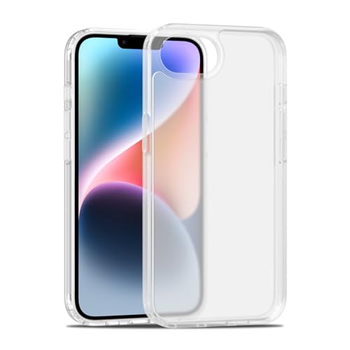 Image of TENOC Phone Case Compatible with iPhone SE (2nd 2020 and 3rd 2022 Generation) & iPhone 7 & iPhone 8, Frosted Case Translucent Protective Bumper Matte Hard Back Cover for 4.7 Inch