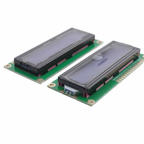 Image of 2PCS Blue 1602 LCD Module Dot Matrix Display Compatible with Controllers and 1x16 Interfaces
