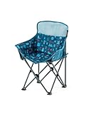 qeedo Johnny Junior Kinder-Campingstuhl faltbar bis 145 cm sicher – Leichter Kinder-Faltstuhl mit Einklemmschutz, robustem Stahlgestell, Polyesterbezug und Transporttasche