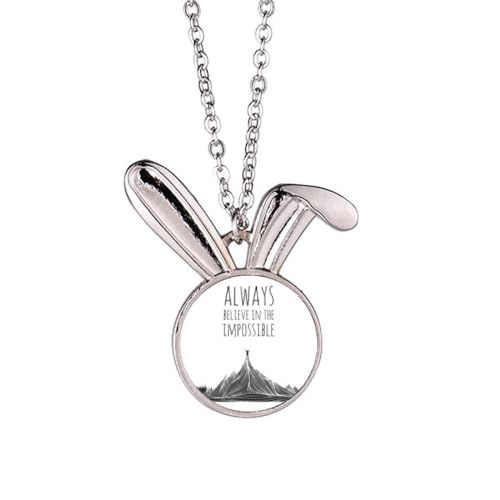 Collier pendentif lapin Believe Impossible, le bijou idéal au quotidien