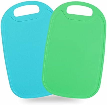 GOLDY Plastic Chopping Board Dishwasher Safe Clean Hygienic and Free of Scratches Ideal for Chopping Meats Fish Vegetables and Other Foods 165mm X 270mm in Size Assorted Color (1pc Only)