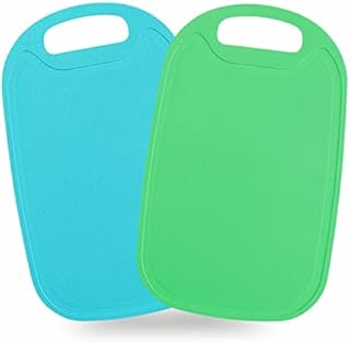 GOLDY Plastic Chopping Board Dishwasher Safe Clean Hygienic and Free of Scratches Ideal for Chopping Meats Fish Vegetables and Other Foods 165mm X 270mm in Size Assorted Color (1pc Only)
