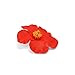 Marsrut 10PCS Hibiscus Flowers Hawaii Party Summer Party DIY Decorations Artificial Flowers Hula Girls Favor Hair Decoration Flower (Red)
