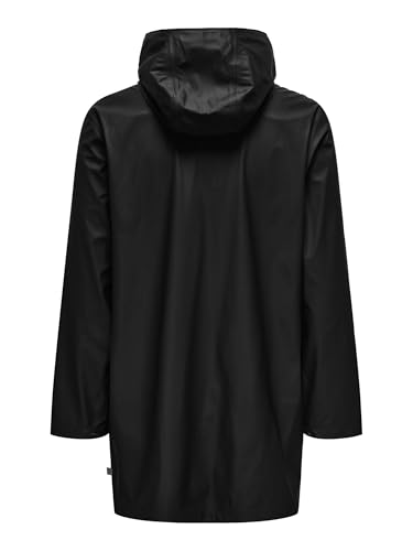 ONSLUCA Raincoat de Only & Sons impermeable cortavientos con capucha ajustable 4
