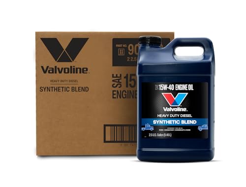 Image of Valvoline Heavy Duty Synthetic Blend 15W-40 Diesel Engine Oil 2.5 GA, Case of 2