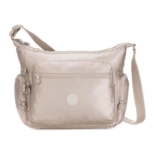 Kipling Gabbie, Bolso Bandolera para Mujer, Metallic Glow, Talla única