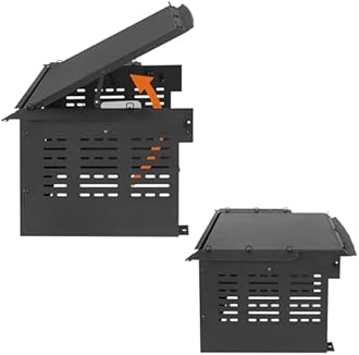 u-Box Bronco Rear Cargo Rack Trunk Security Deck Enclosure Luggage Storage for 2021 2022 2023 2024 2025 2026 Ford Bronco 4-Door Hardtop (Exclude Bronco Sport & Rapot)