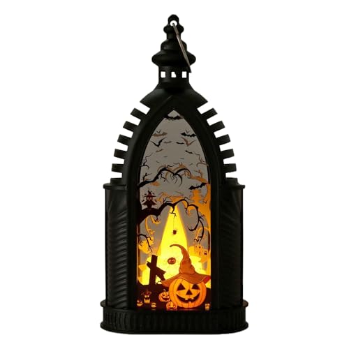 Farolillos de Halloween al aire libre, decoraciones LED para linternas – Decoración de ambiente de terror vela para fiesta y noche de Halloween