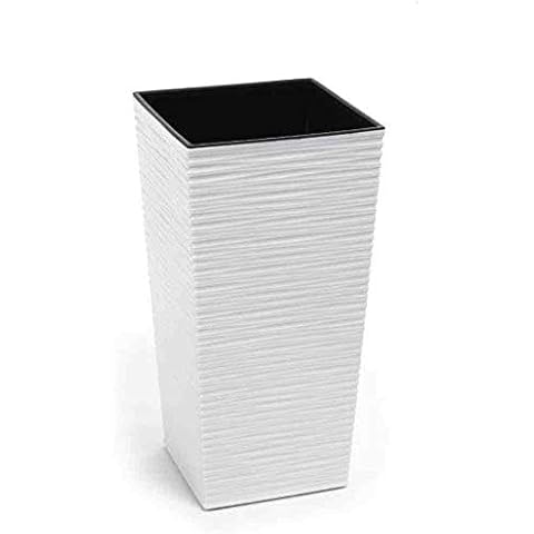 Siena Garden Plant Pot, White, 25 cm Cover
