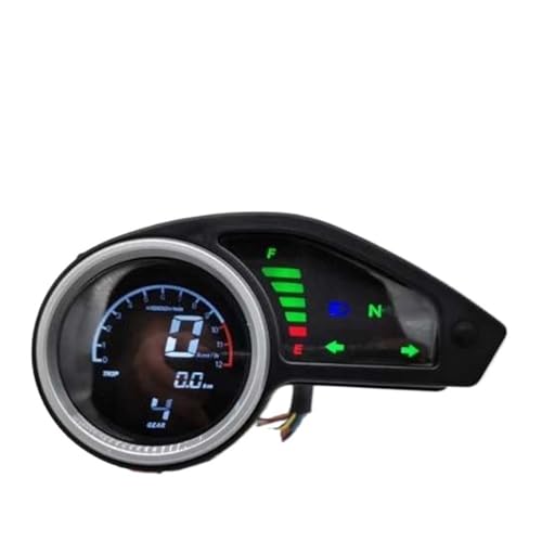 Tachymètre et jauges numériques pour la conduite nocturne en moto modifiée