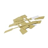 IWOWHERO Étiquettes Adhésives en Papier Kraft 6 CM Carrées Lot de 100 Feuilles Étiquet...