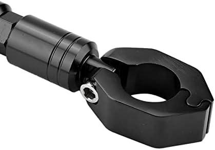 Miniatura 6 de Barra de equilibrio de motocicleta universal 0.866 in aleación de aluminio equilibrio moto manillar cruz accesorios de moto (negro)