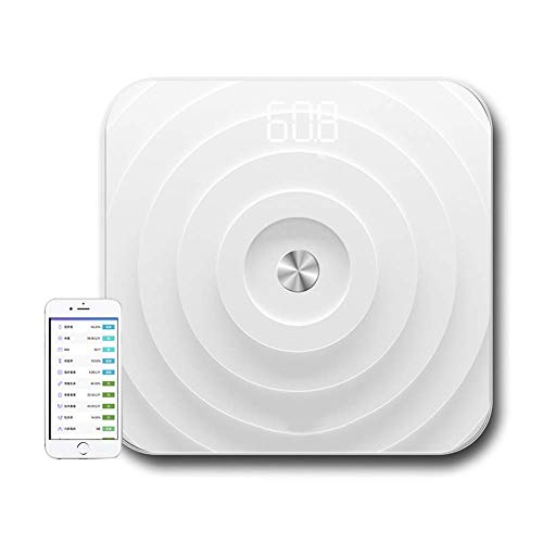 Waage,Personenwaage,Smart APP Fitness-Tracking,elektronische Digitalwaage,Körperfett,Body Composition Analyzer,USB-Aufladung,Waage,180 kg,USB
