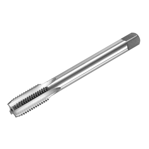 M METERXITY M16x2mm Metric Thread Tap, High Speed Steel 130mm Length Straight Flute Right Hand Thread Screw Tapping Tool for Drilling/Milling Machines/CNC Machine Tools