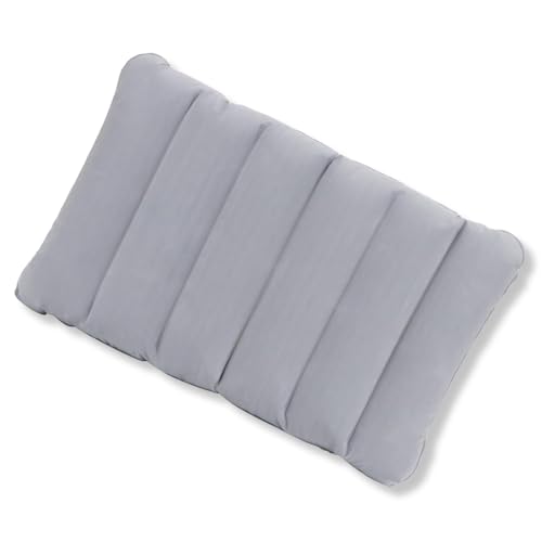 DLPRK Cuscino Gonfiabile da Viaggio in Materiale Morbido Velour per Camping, Spiaggia, Auto e Mare