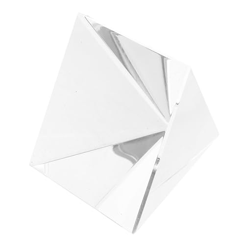 LIFKOME Prism Suncatcher Pyramid Shape Optical Glass Window Decor Science Education Aid