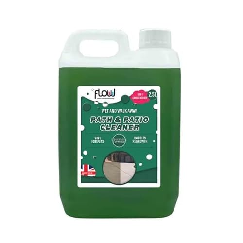Flow Garden Path & Patio Cleaner, 2.5L, Wet & Walk Away Formula, pH Neutral For Patio, Fencing, Driveways