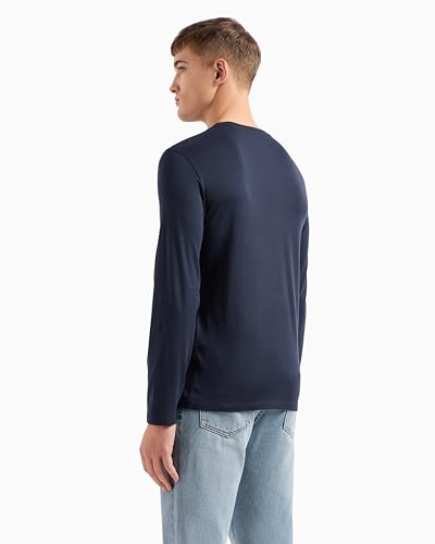 Image of Armani Exchange Men's Basic Long Sleeve Jersey Crew Neck Tee