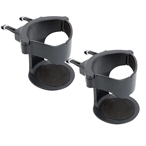 2 Getränkehalter Auto - Universal Cup Holder Schwarz