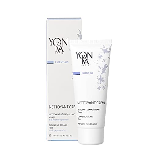 Yon-Ka Nettoyant Creme (100Ml) Cleansing Makeup Remover Cream, Remove Impurities And High-Coverage Makeup Easily With Calming Peppermint And Plant Glycerin, Sensitive To Acne Prone Skin, Paraben-Free #TOP1