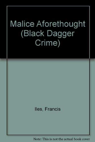 Malice Afterthought 0745186769 Book Cover