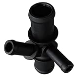 Hajus 1211740 Kühlmittelflansch 1K0121087P Kompatibel mit Audi A3 Seat Altea Skoda Octavia VW Golf Passat