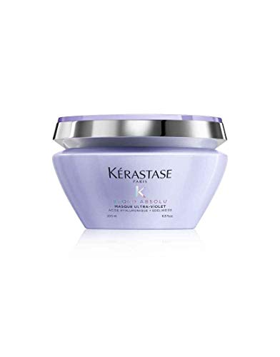 KérastaseHaarmaske für trockenes und blondiertes Haar, Gegen Gelbstich, Mit Hyaluron und Neutralisatoren, Masque Ultra… – Bild 3