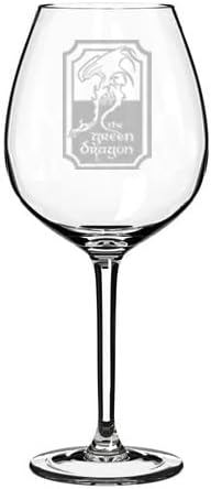 Vista 2 de MIP Vaso de vino de regalo The Green Dragon (10 onzas)