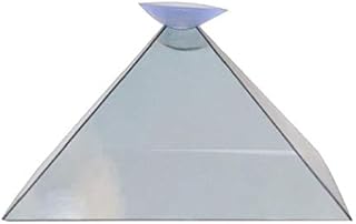 3D Hologram Pyramid Display Projector Video Stand Universal for Mobile Phone with Glasses Cloth