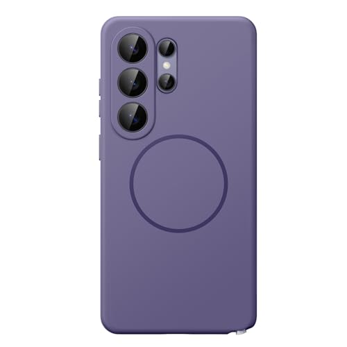 Image of JETech Magnetic Silicone Case for Samsung Galaxy S26 Ultra, Heron Purple