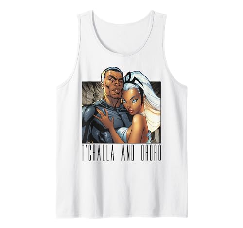 Débardeur Marvel T'Challa et Ororo parfait pour vos sorties d'été et festivals geek