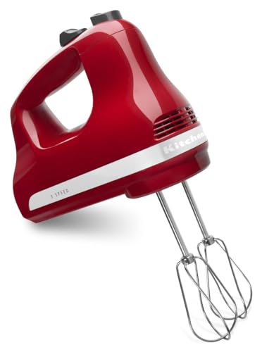 Comparison: Best Recipes For Kitchenaid Mixer 9 KitchenAid 5 Ultra Power Speed Hand Mixer - KHM512, Empire Red