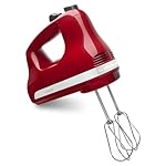 KitchenAid 5 Ultra Power Speed Hand Mixer - KHM512, Empire Red (1 Pack)