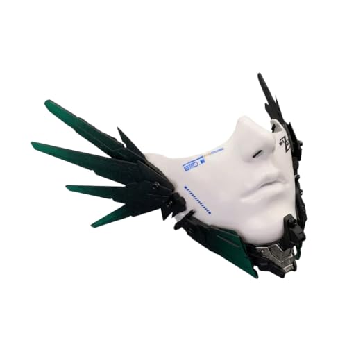 SpedUpX Cyberpunk Mecha-Cosplay-Maske im futuristischen Bionik-Design