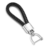 Elegantes Design: Dieser in Schwarz und Mattschwarz erh?ltliche Schl¨¹sselanh?nger verf¨¹gt ¨¹ber eine glatte, zarte Oberfl?che, die stilvoll und angenehm zu tragen ist.