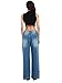 Xineicy Women's Jeans Wide Leg Baggy Jeans Low Waist Y2K Loose Boyfriends Denim Pants Vintage Streetwear Blue