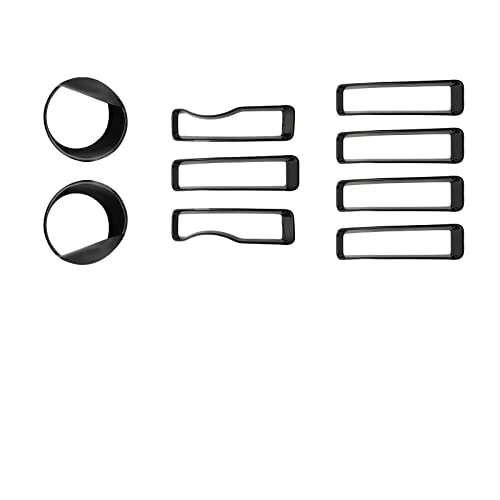 Hooke Road TJ Wrangler Top Fender Cover Compatible With Jeep Wrangler TJ 97-06 - Textured Black