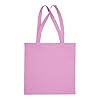 IMFAA Small (30x30+30) Cm 100% Cotton Canvas Reusable Tote Shopping/Kids Party Bags For Painting and Printing in Multi-Colours. (Pink, 1) #5