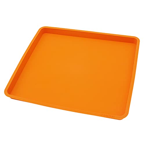 X-Haibei Swiss Roll Cake Mat Flexible Baking Tray Silicone Cookies Mold L10 W11Inch H 0.78Inch #TOP6