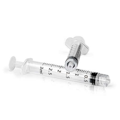 Image of ONE-CARE 3ml /cc Luer-Lock Syringes, 100 /bx Blister-Packed | Safe Backstop, Precise Dosing, Accurate Graduation, High-Transparency Barrel, Silicone-Lubricated Plunger