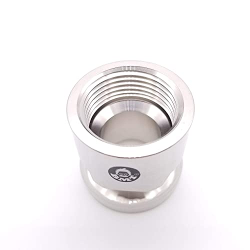 Image of bmotiontech FNPT to KF25 Flange Fitting (ISO-KF KF25 QF25 NW25) US NPT Thread Standard (1 inch FNPT x KF25)