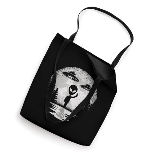 Bolso tote alienígena, luna, espacio, ovni, extraterrestre, vintage para hombres, mujeres y niños miniatura 2