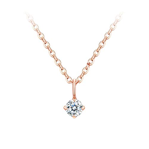 Collier en or rose pour femmes idéal pour illuminer vos tenues de soirée