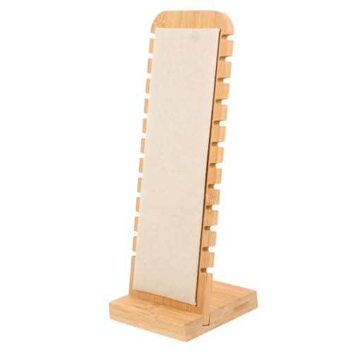 LIFKOME Busto De Collares Expositor De Joyas Soporte De Madera Para Tiendas Minoristas y