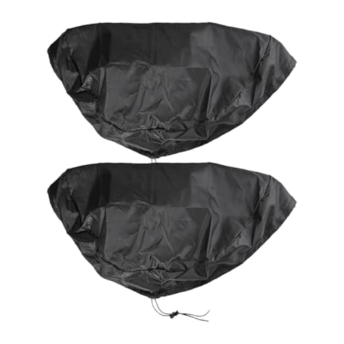 UPKOCH Funda para Barril de Agua de 55 Galones Cubierta de Tela Oxford Resistente Tapa Ajustable para Tanque de Lluvia Protección Exterior contra Insectos y Agua Pack de 2 Piezas